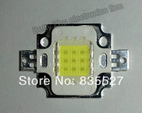 10PCS/LOT 10W high power integrated light source LED lamp beads 35 * 35MIL 900-1000LM 6000-6500K white