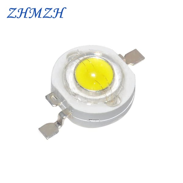 100pcs/lot 1W High Power LED Light Bead SMD LEDs Light-Emitting Diode 100-110lm LED Chip For Downlight Spotlight White Lamp Bulb