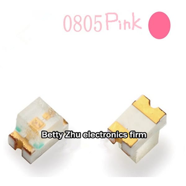 500PCS/LOT LED 0805 pink lamp beads light-emitting diodes 2012