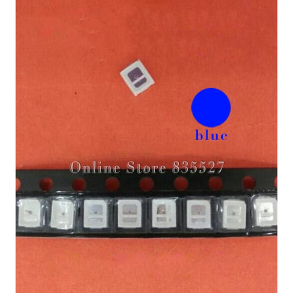 1000pcs/lot LED lamp beads blue SMD 2835 0.4W Super highlight light-emitting diode