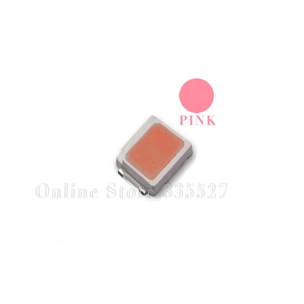 100pcs/lot LED lamp beads pink SMD 2835 0.2W Super highlight light-emitting diode