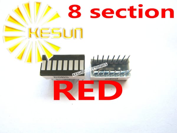 10PCS x 8 Segment Red Digital Tube LED Display Module B8R B8BR B08BR Light Beads