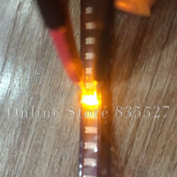 1000pcs/lot 3216 1206 yellow SMD lamp beads ultra bright LED light emitting diode leds highlight Luminous tube