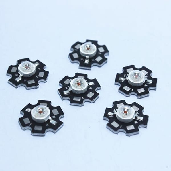 LED chip 3W High power Lamp bead 42mil Red green Blue Royal yellow 660 620 520 460 445nm 700mA bulbs light free shipping 100pcs