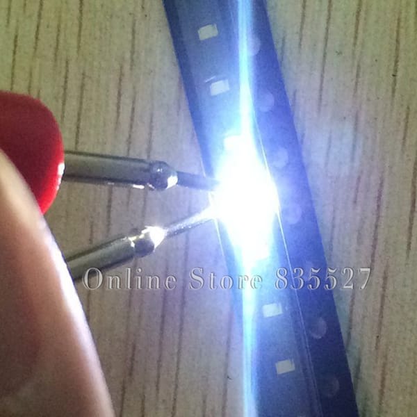 1000PCS/LOT 1608 0603 white 500-550mcd SMD LED lamp bead light emitting diode nixie tube display backlight special 01-JH.CBEB2ZD