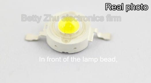 50PCS/LOT 1 w LED lamp bead / 1 w high-power beads (90-100 lm) DIY ball steep light fittings 6000-6500K white