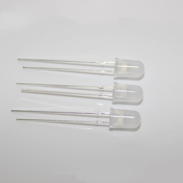 1000PCS/1LOT F3/F5 3mm 5mm White glue to red yellow blue green white Foggy round head 2Pin light-emitting diode LED Lamp beads