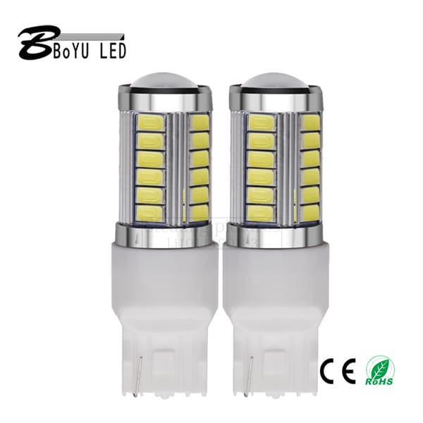 5pcs LED car headlight reversing light 5730 5630 led lamp beads 33led SMD T20 7440 7443 turn signal brake light