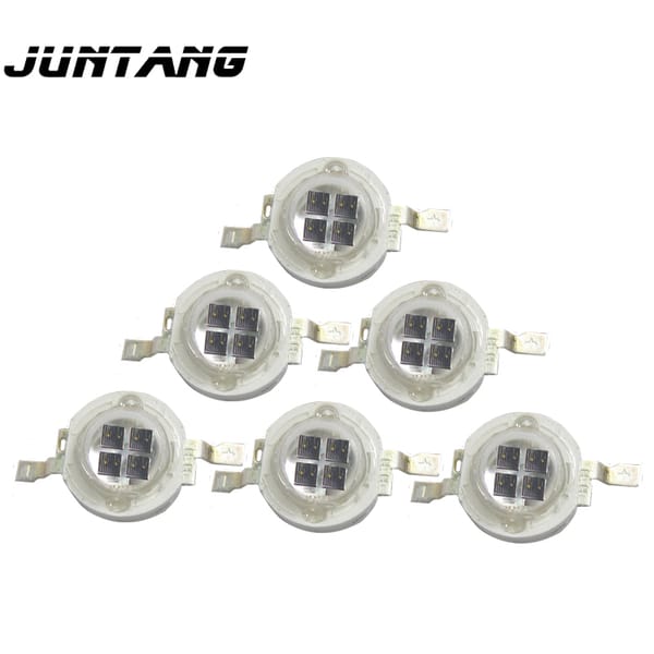 5pcs High power LED3W5W lamp beads infrared 660nm730nm 850nm 940nm chip emitting light COB night vision CCTV camera monitor