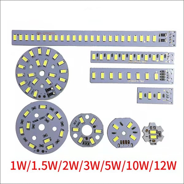 COMPSON 1pcs 5730 SMD DC5V LED lamp board light source USB universal lamp beads Warm And White Light 1W2W3W5W10W12W.