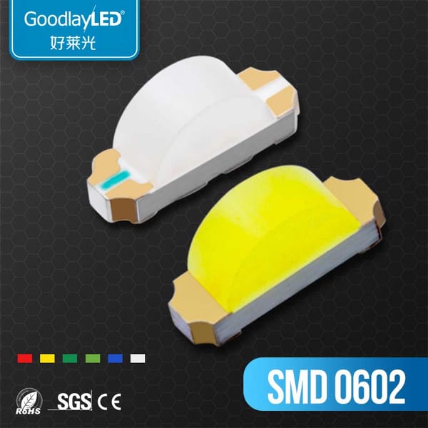 4000pcs SMD0602 Red Yellow White Multicolor Fixed Side Light Emitting 0603 Indicator LED Lamp Beads SMD LED
