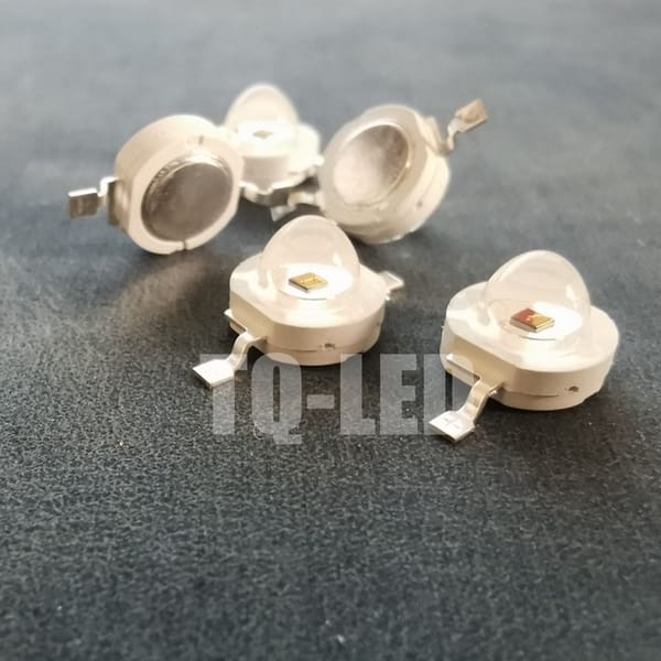 3W Red Led Light 620nm 625nm 630nm 635nm 655nm 660nm 60degree Angle Led Beads