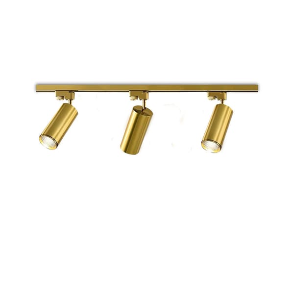 Gold Track Spotlights 220v LED Rail Light COB Beads Rotatable Ceiling Lamp for Living Room Bar Cloth Store Shop Aisle