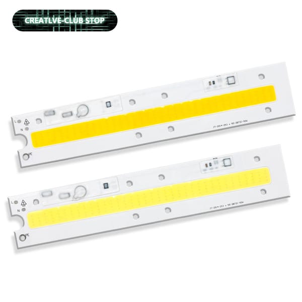 No Need Driver Lamp Bead Chip 220V Warm/Cold LED COB Strip 50W 200mA Diode Outdoor Floodlight LED Street Lamp Landscape Lighting
