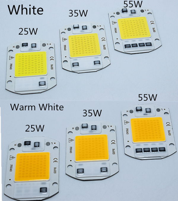 5PCS LED COB 10W 20W 30W 50W AC 220V Chips Beads Light Lamps IP65 Blub Smart IC No Need Driver DIY Flood Light  Spotlinght