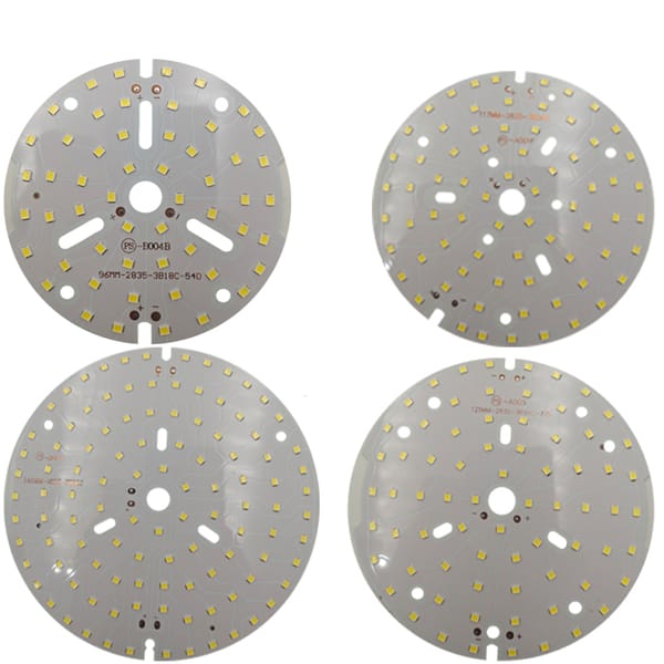 15W 18W 24W 36W 2835 10mm Bore 65-164mm OD Warm Yellow White Round Chip SMT SMD LED Light Base Bulb Lamp Bead Emitter