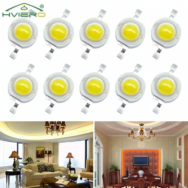 High Power LED Chip Bulbs 1W 3W Imitation Current Lamp Beaded Light-emitting Diode For Indoor Ceiling DIY Lighting Decoration