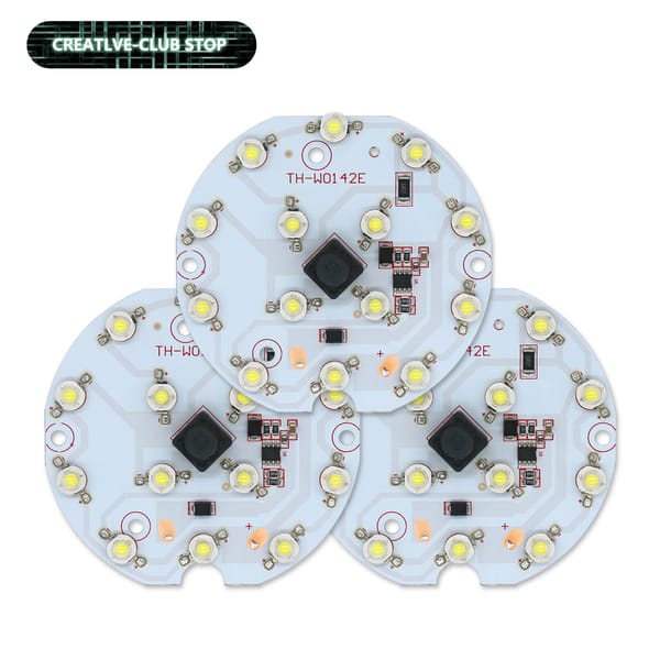 3pcs LED Lamp Chip Beads Smart IC 220V 20-30W DC12-48V Brightness Light Board DIY For Car Motorcycle LED Headlights Fog Lamps