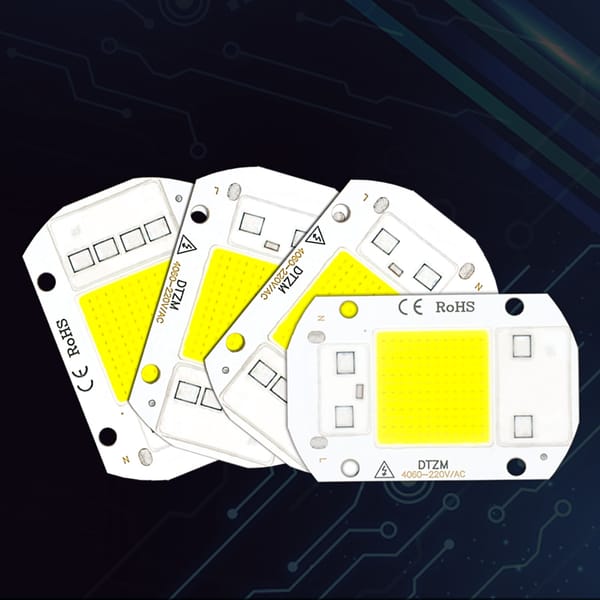 LED  Lamp Bead  AC220V 10W 20W 30W 50W  Smart IC No Need Driver DIY Flood Light LED Bulb Spotlight Outdoor Lamp