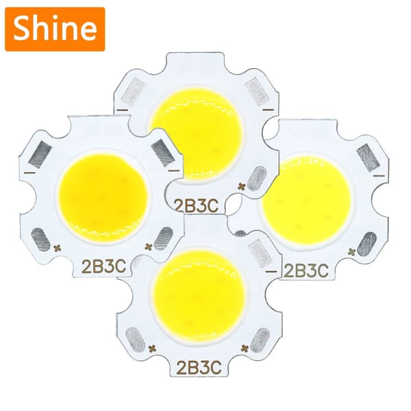 10pcs 3W 5W 7W 10W High Power LED COB Light Beads Warm/Natural /White LED Lamp Bead LED Bulb Chip SpotLight Downlight Diode Lamp