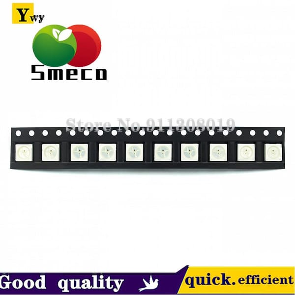 5pcs/LOT RGB WS2812B full-color driving lights LED lamp beads 4 feet