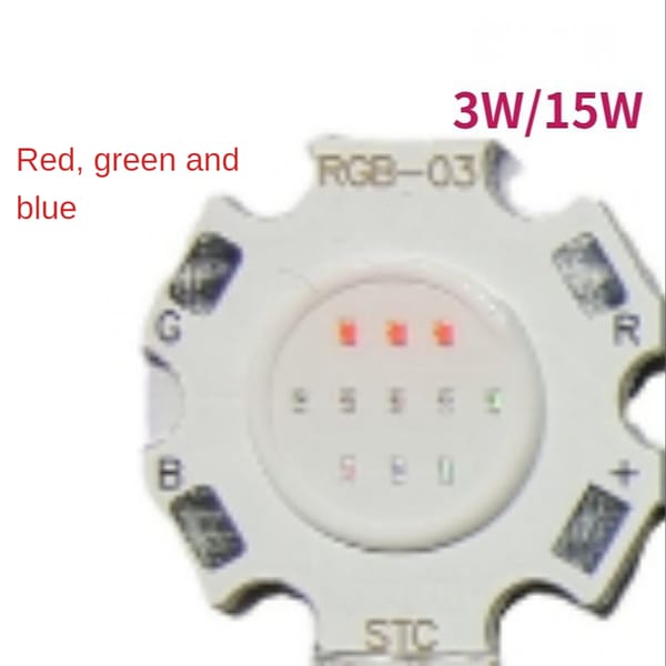 1PCS 3W 5W 7W 9W 12W 15W 18W 12W 15W Red Green Blue LED COB Light Source High Power COB Beads