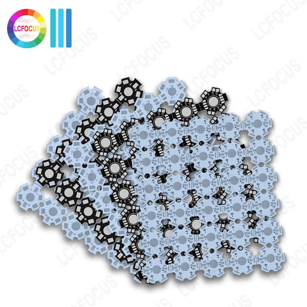 1W 3W 5W LED Heat Sink Aluminum Base Plate Substrate 20mm 4Pin 6Pin 8Pin Star PCB Board RGB RGBW For 1 3 5 W Watt Light Beads