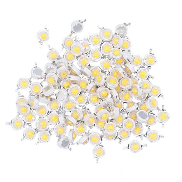 100PCS LED COB Beads 1W diodes led lamp Lightting High power For Leds Bulb bike accessories led flashlights red green blue White