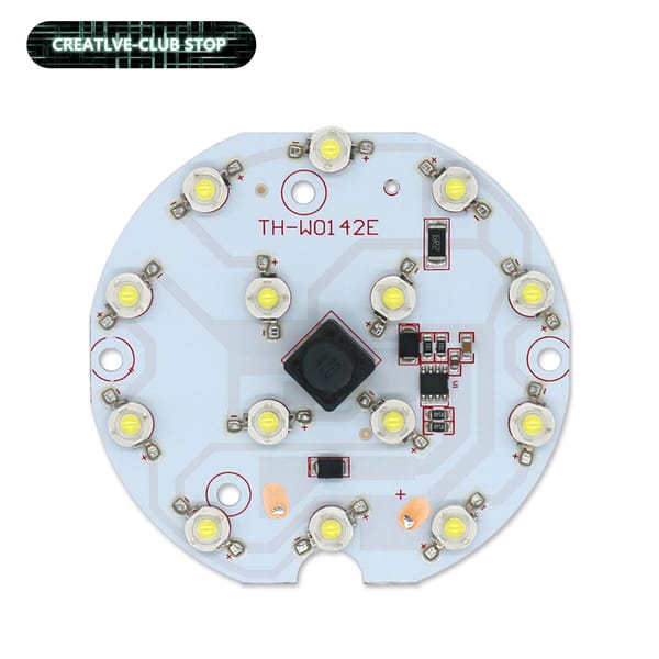 LED Lamp Chip Beads Smart IC 220V Input 6000-6500K 20-30W DC12-48V DIY Bulbs Source Light Board For Car Motorcycle Headlights