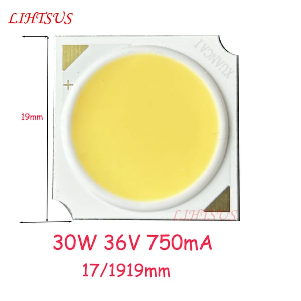 30W 1919mm CRI95  750mA 900mA cob led chip Light Beads  30W  Light Emitting Diode bridgelux led DIY Track Lamp LED Grille Lamp