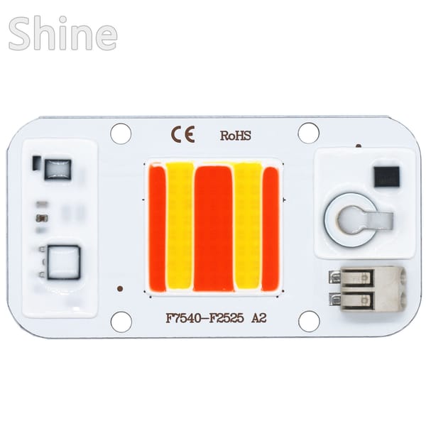 LED COB Lamp Bead Chip Smart IC No Need Driver 50W AC220V Full Spectrum LED Module For DIY Plant Grow Light LED Floodlight Bulb