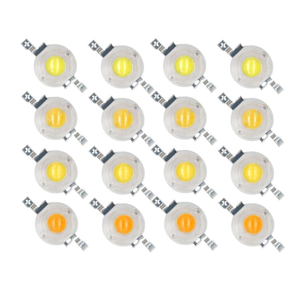 50Pcs LED 1W 3W Bulbs High Power Lamp Beads Light Pure Chips 35mli 45mli 3V Pink 6500K Red Blue Green Yellow for Blubs Downlight