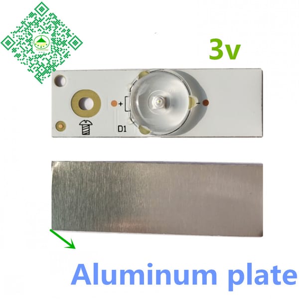 FOR 25Pieces/lot   FOR  LED 3V lenticular bead light bar LCD TV backcast LED   Aluminum plate