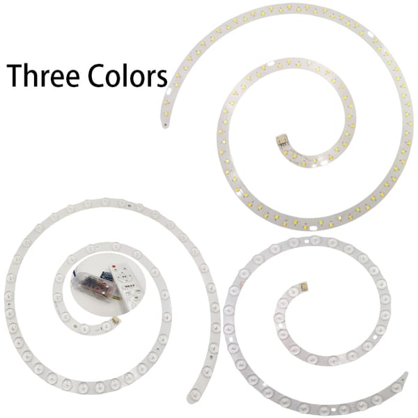24W 36W 18W 26/37/29/39mm OD Three Tri-Color Alternating Light House Chip SMT SMD LED Base Spiral Bulb Lamp Bead Emitter