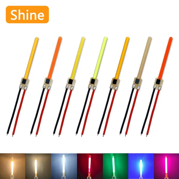 70mm LED COB Beads Meteor Shower Flowing Light DC 3V Welding LED Filament Diode Color Accessories DIY Lighting