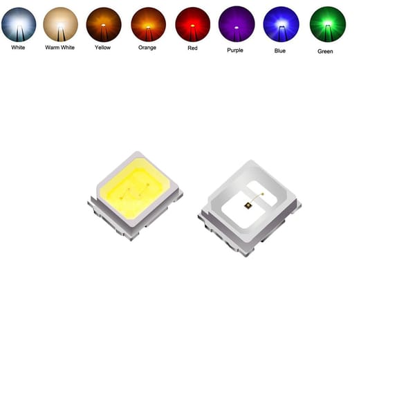 100PCS 2835 SMD Pure White / Natural White / Warm White / Cool White LED  Bright Lamp Beads Light Emitting Diode