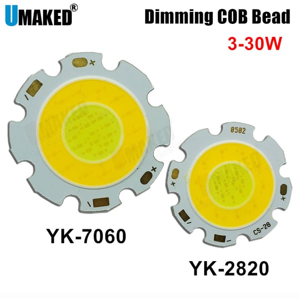 3W 5W 7W 12W 24W 30W COB beads 28/76mm Led Chip Diodes Surface Light for Led Bulb Spotlight Street Led Lamp