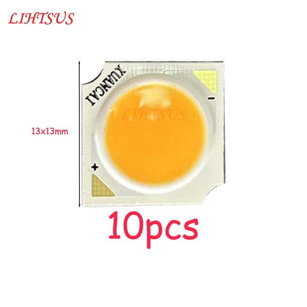 5W Beads 13x13mm LED COB Chip 15V 300mA 3000K 4000K 6000K LED Module Ra95 Lamp For Tacking lighting,LED Floodights 10PCS