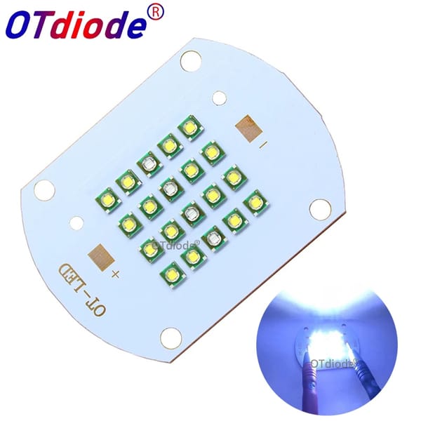 XPPE3535 50W 60W XPPE Neutral White +Royal Blue Aquarium LED Emitter Lamp Light Beads DIY for Sea Fish Coral Grow LED Lighting