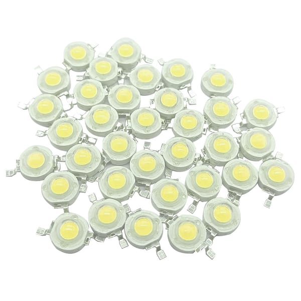 20pcs LED 3 W Diode HIgh Power Beads 3Watt White Light Emitting Diode Brightness White Diodos LED Alta Luminosidad 3w Diodo DIY