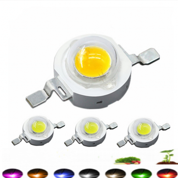 10pcs 1W 3W  High Power DC 3.2-3.6V LED Beads Light Diode 5W LED Chip SMD Warm White For SpotLight Downlight DIY Lamp Bulb