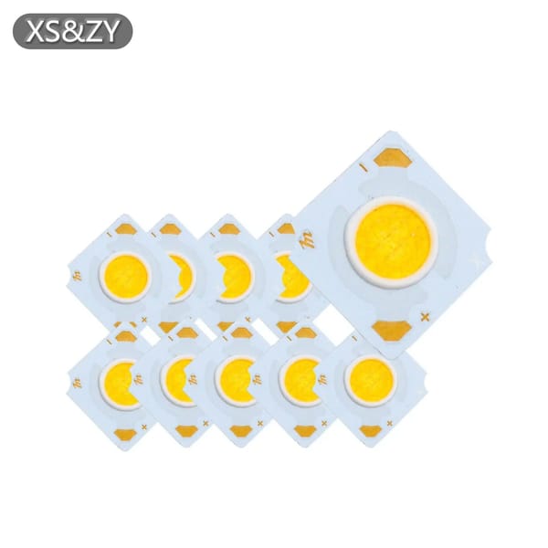 10pcs LED COB Bridgelux Crystal 1835 Chip  Lamp Beads 3-7W 12V 600mA Cold Warm White For Decoration Spotlights Indoor Lighting