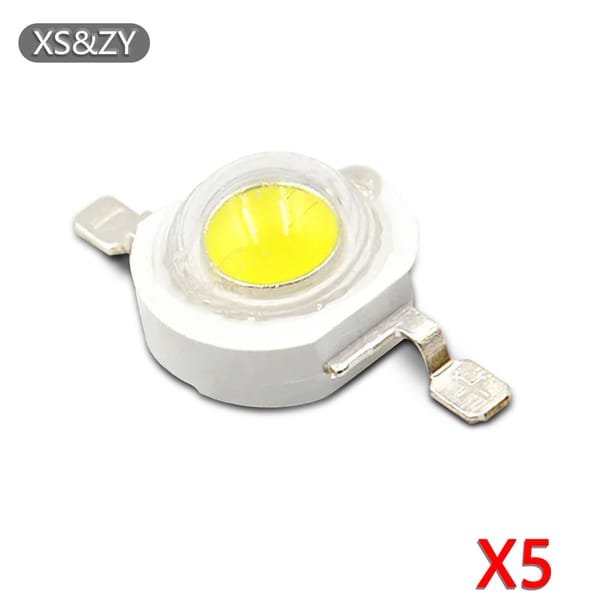 5PCS LED Bead 1.5W 3W White 6500k IC SMD Lampgold Lines Emitter Diode Lamp Bulb Chip  For DIY LightIndoor And Outdoor Lighting