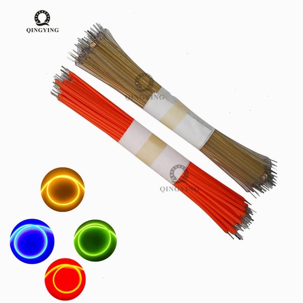 10-50pcs NEW Stype 130mm RED Green Blue Flexible filament DC3V Bulb LED Filament Lighting Accessories DIY Diode Flexible Beads