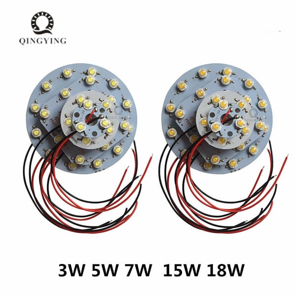 1pcs LED High Power Lamp Beads Light PCB 35mli Chip 3W 5W 7W 9W 12W 15W 18W  32mm 48mm 65mm 98mm For Blubs Downlight Spotlight