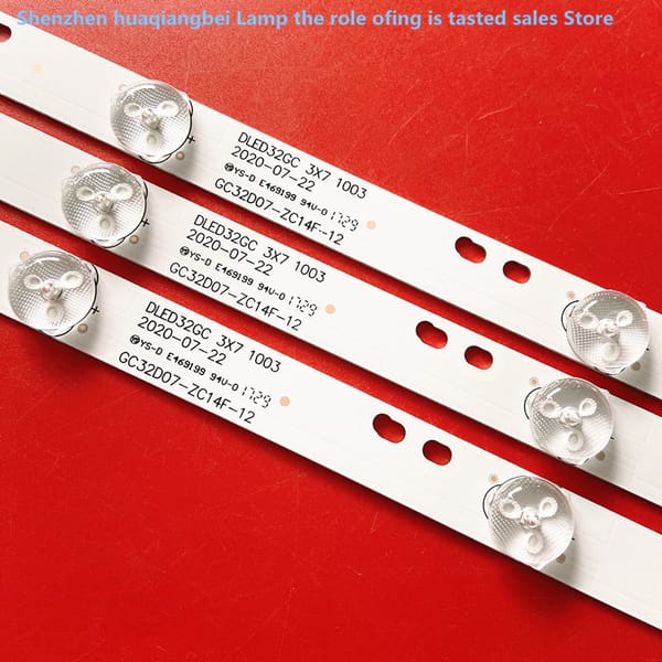 FOR LED backlight strip for  Lehua  LED32C370 Light bar 7LED  CRH-K323535T030736M-Rev1.1  Backlight lamp bead　７LED　59.7CM　3V