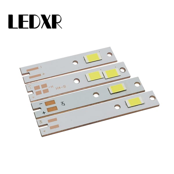 2pcs Csp car headlight LED light source 3570 LED ceramic lamp beads 30W white highlight welding copper substrate3570 H1 H3 H4 H7