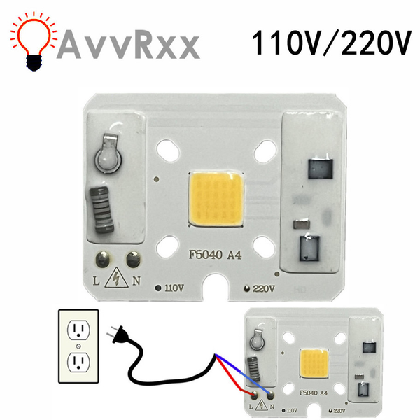 AvvRxx COB LED Lamp CHIP 220V/110V 10W Outdoor Lights Lighting Lampara Lampada Bombilla LED Bulb For Floodlight DIY NoNeed Drive