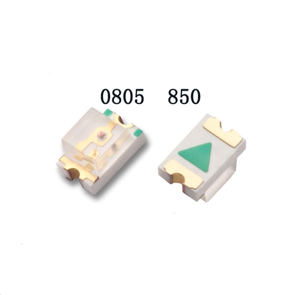 20PCS 0805 2012 2.0*1.2mm 850nm SMD Infrared Lamp IR LED 1.3-1.5V 18-20mW Remote Controls Light Beads Wholesale