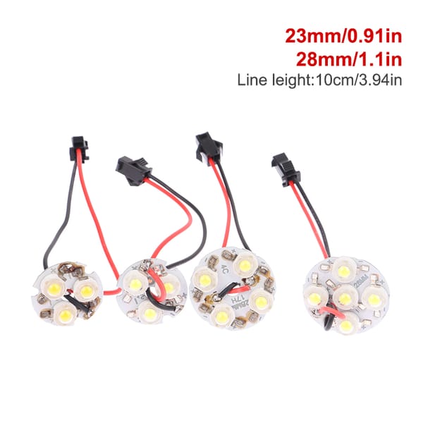 High Brightness LED 3W/4W/5W Lamp Bead Light Board Bulb Round Transformation Light Source 23/28mm Indoor Light